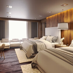 3D Interior Hotel Scenes File 3dsmax Model By TranMinhLuan  