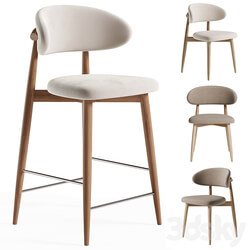Chair polubarnyy Lucas latte Bar Chair 