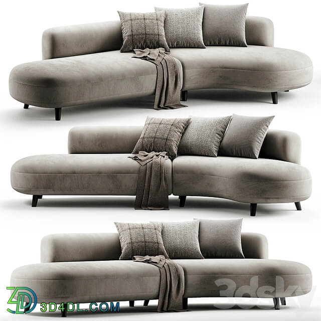 Polyester corner sofa