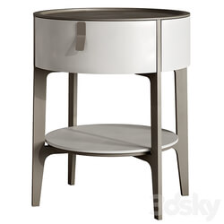 Round bedside table 