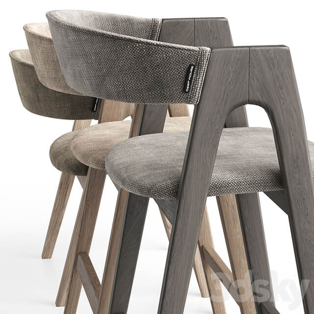 Dublin chair regular, bar and half bar from Deephouse