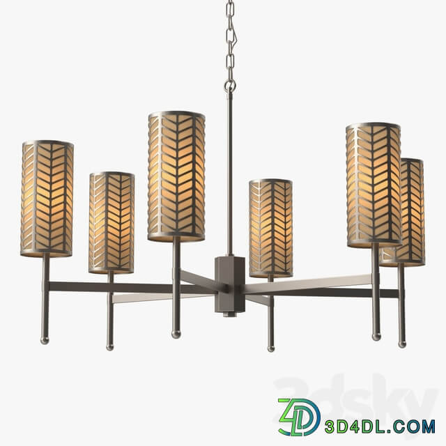 Tigermoth lighting Stem chandelier with lattice Pendant light 3D Models