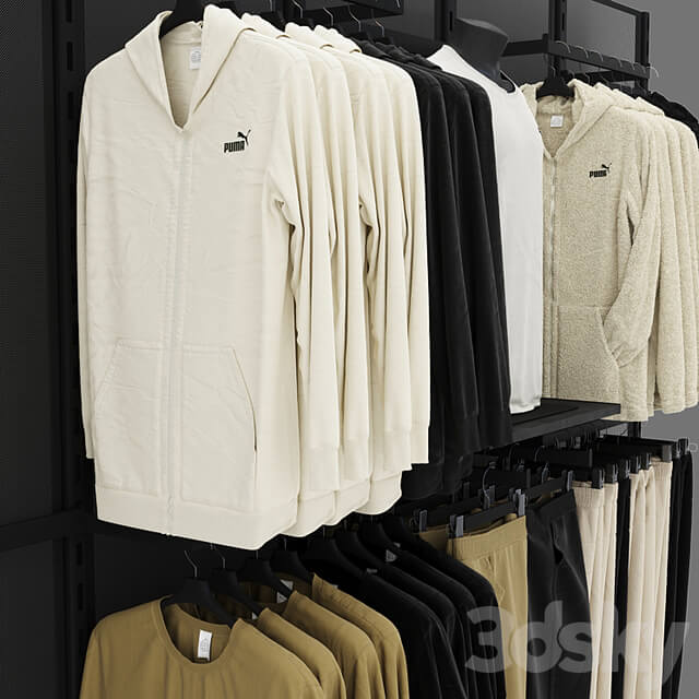 Rack for Puma clothing store
