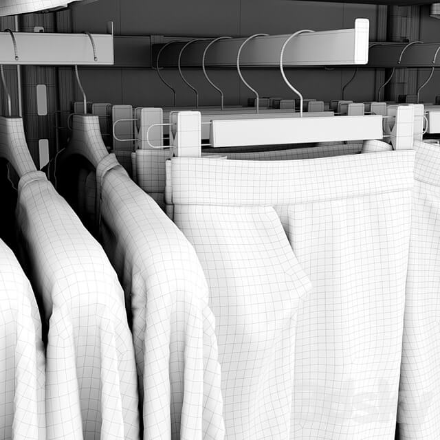 Rack for Puma clothing store