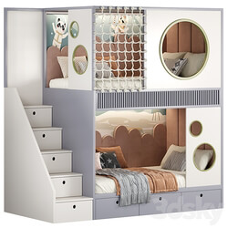 Designer two level bed Kids room 20 