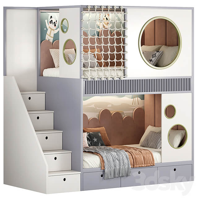 Designer two level bed Kids room 20