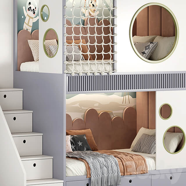 Designer two level bed Kids room 20