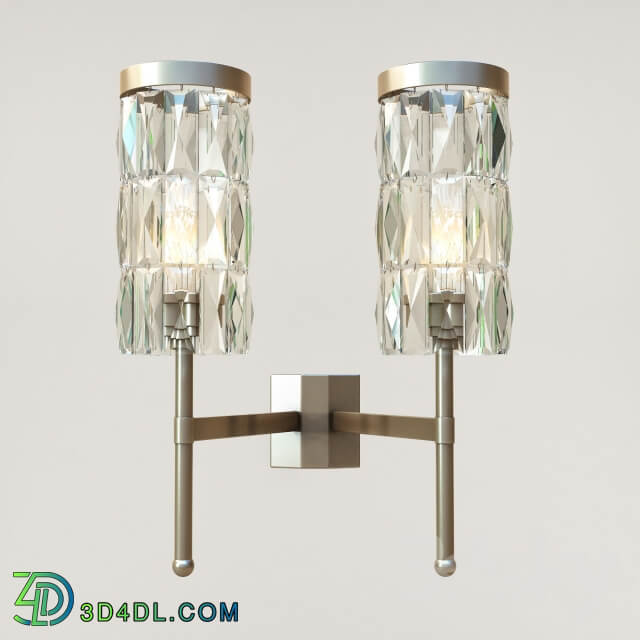 Tigermoth lighting Stem wall light with crystal