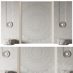 Headboard of bed No. 12 