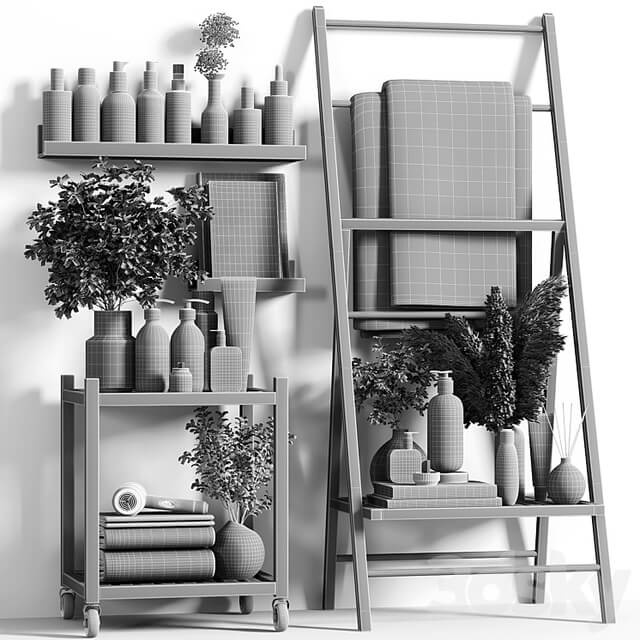 Bathroom accessories set 16