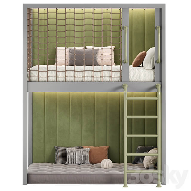 Designer two level bed Kids room 23