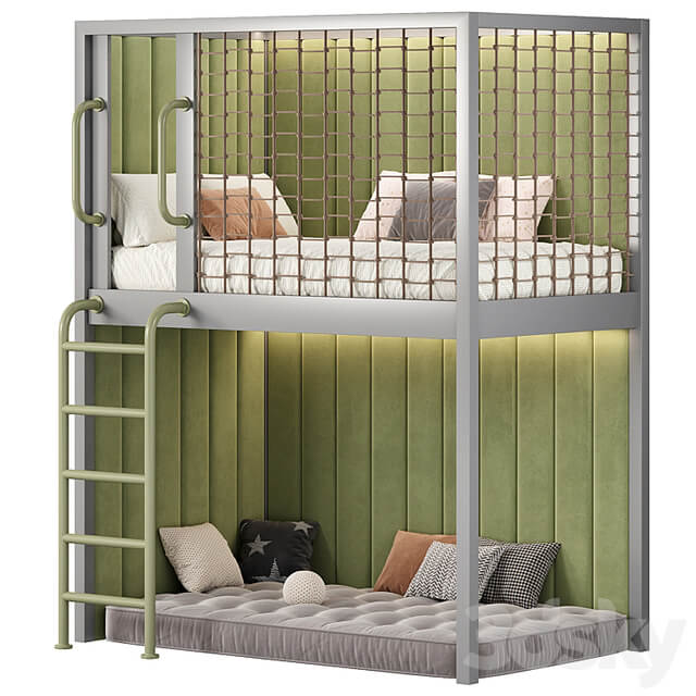 Designer two level bed Kids room 23
