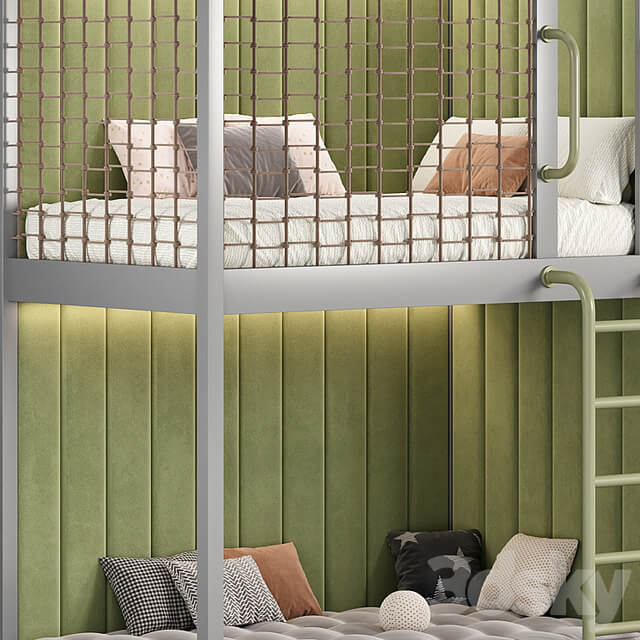 Designer two level bed Kids room 23