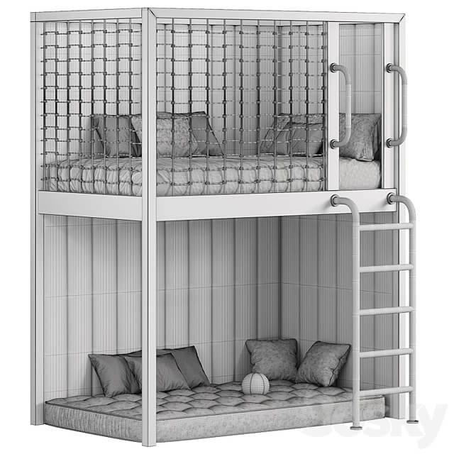 Designer two level bed Kids room 23