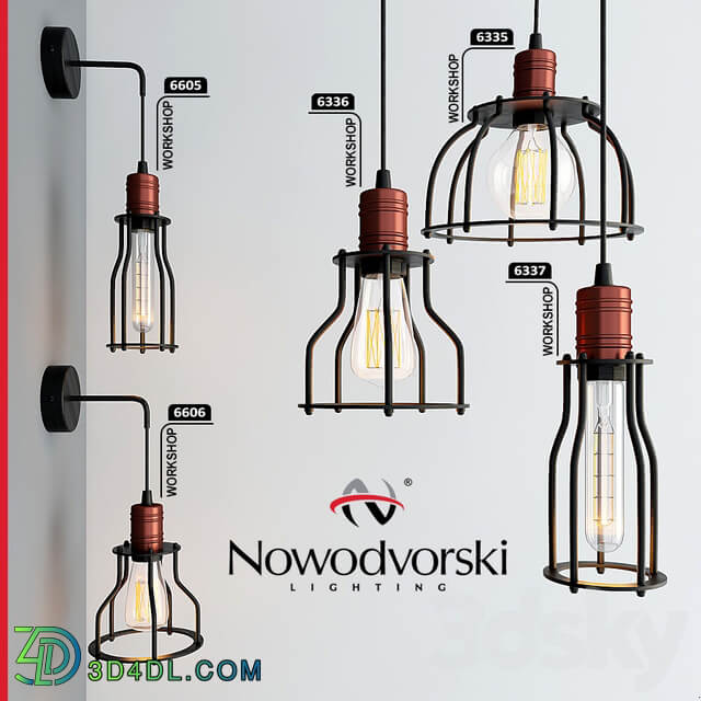 Includes hanging lamps and sconces Pendant light 3D Models