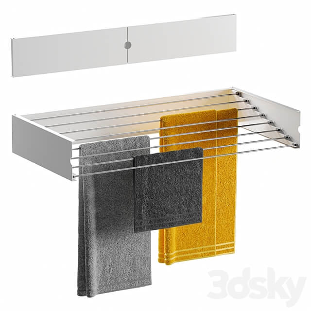Wall mounted clothes dryer