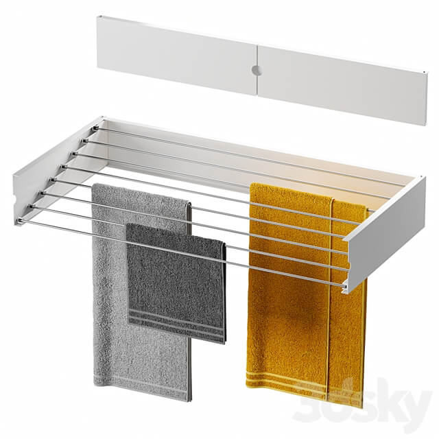 Wall mounted clothes dryer