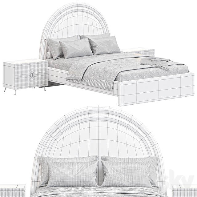 Channel Upholstered Bed by Pbteen
