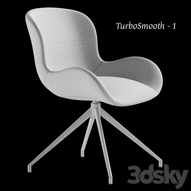 Dining chair made of boucle fabric Asyar