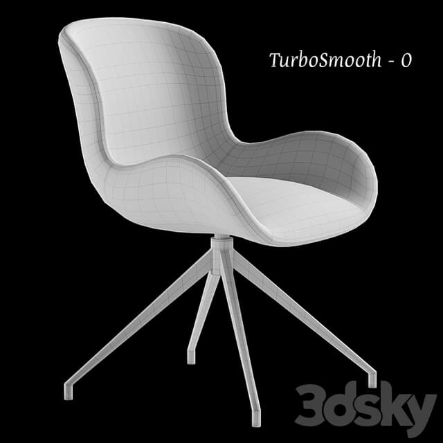 Dining chair made of boucle fabric Asyar