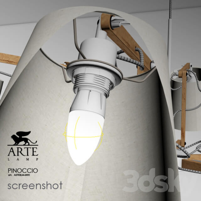 ARTE Lamp PINOCCIO Pendant light 3D Models