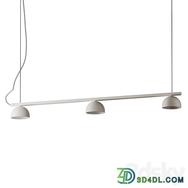 Blush rail 3 pendant lamp from Morten & Jonas