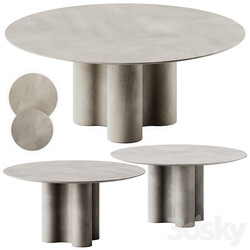 mg12 GIORGIA Round cement dining table 