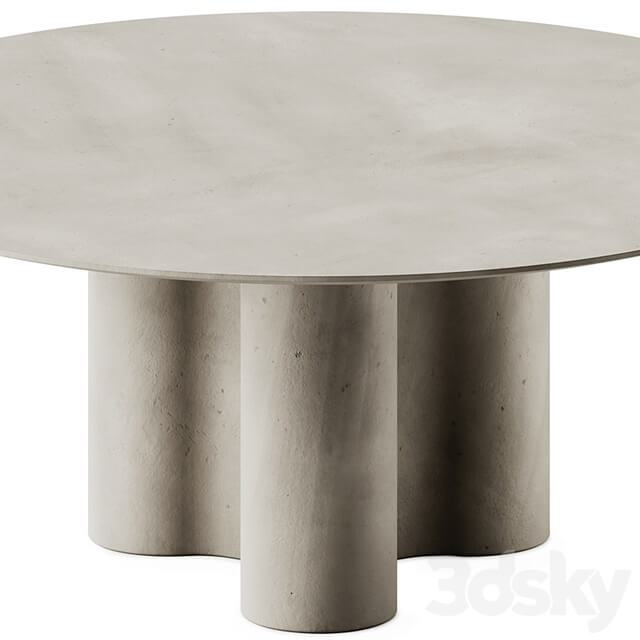 mg12 GIORGIA Round cement dining table
