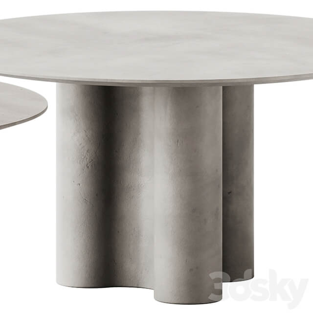 mg12 GIORGIA Round cement dining table