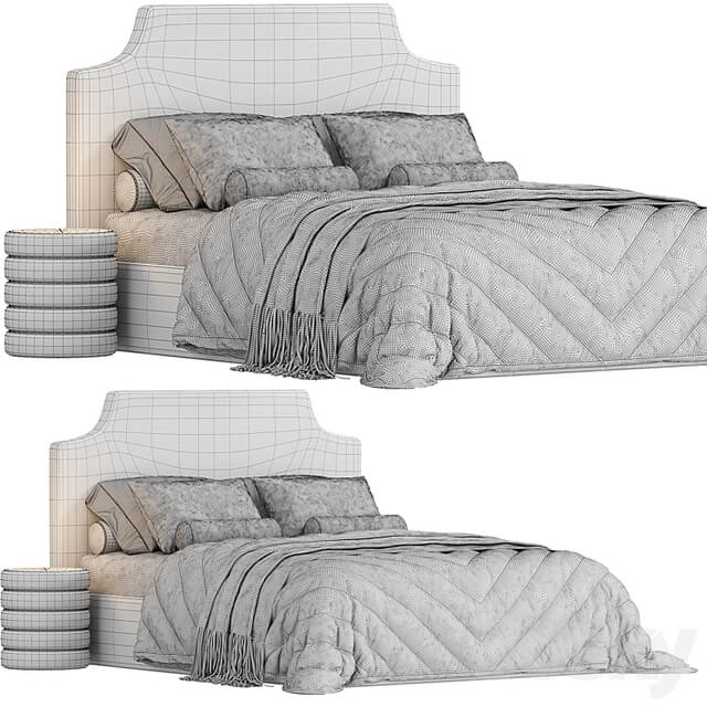 Bed Adona Floor 160 Soft Latte