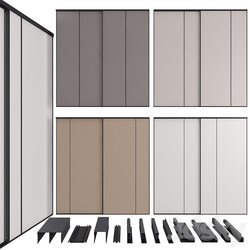Compartment doors in narrow profile MODUS 