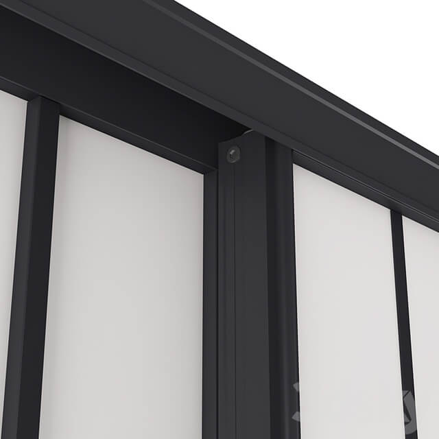 Compartment doors in narrow profile MODUS