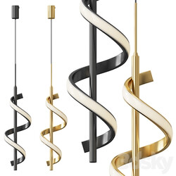 Swirl LED pendant lamp 