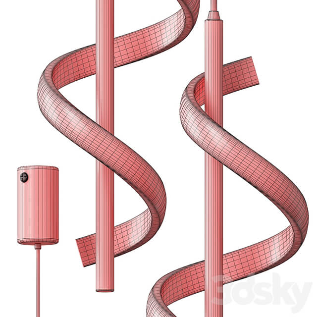 Swirl LED pendant lamp
