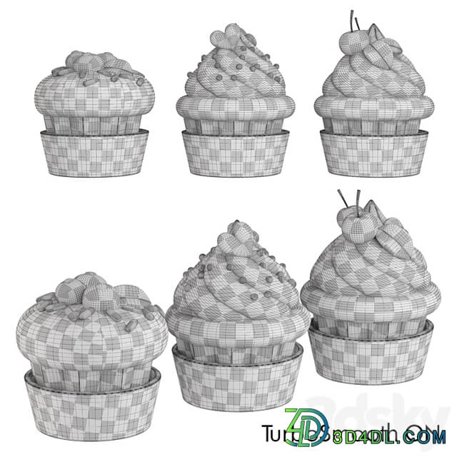 Children's Toy Plush Cupcake
