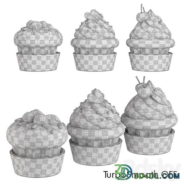 Children's Toy Plush Cupcake