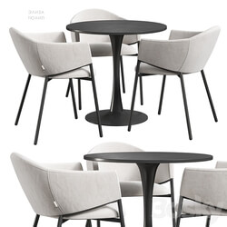 Tulip Eliza table and chairs Divan.ru 