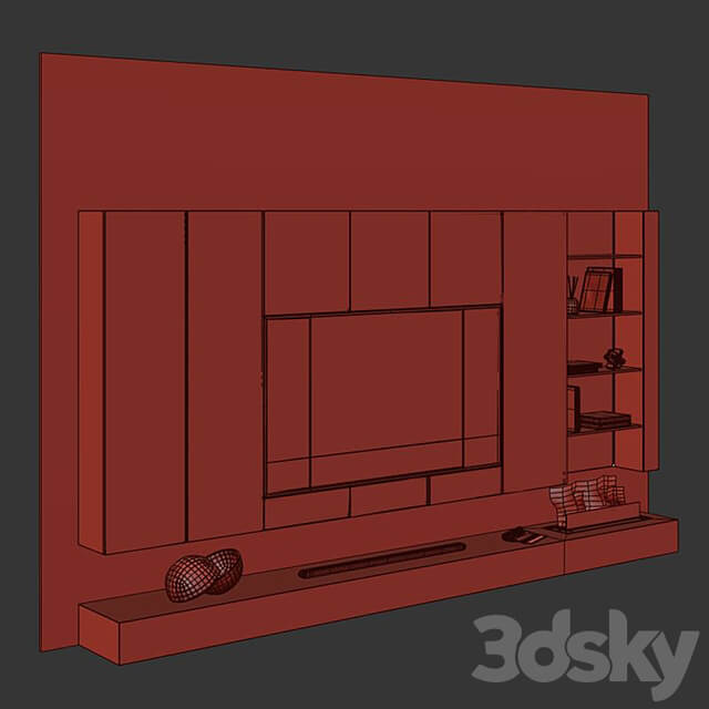 TV Wall Minimalism ZS
