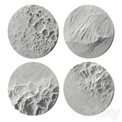 Round relief panel set 