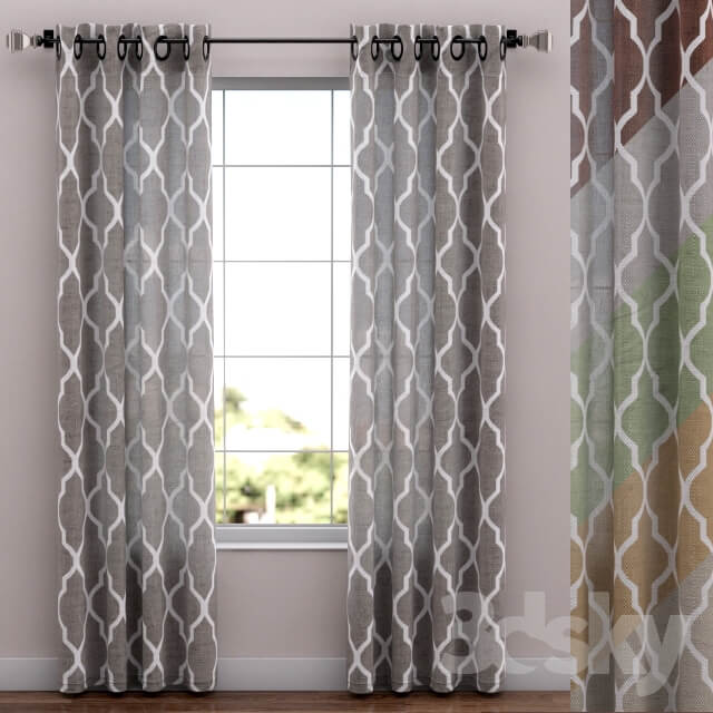 Linen curtains 52 quot x 108 quot 6 colors
