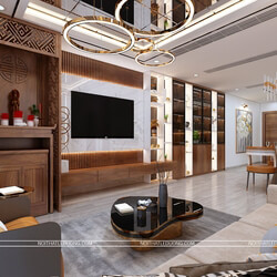  3D Apartment Interior By Mai Meo 