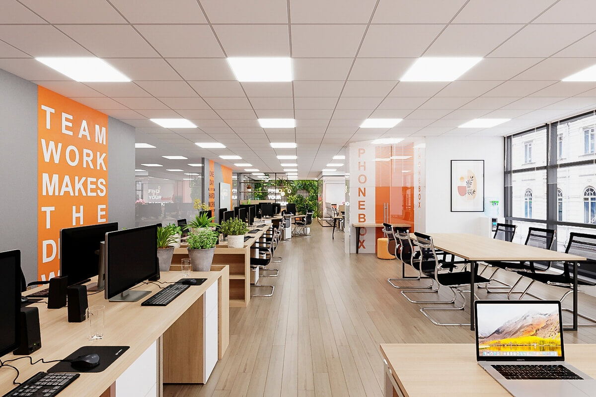  Office Room Interior Model by Khiem Pham