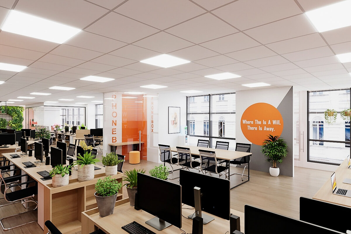  Office Room Interior Model by Khiem Pham