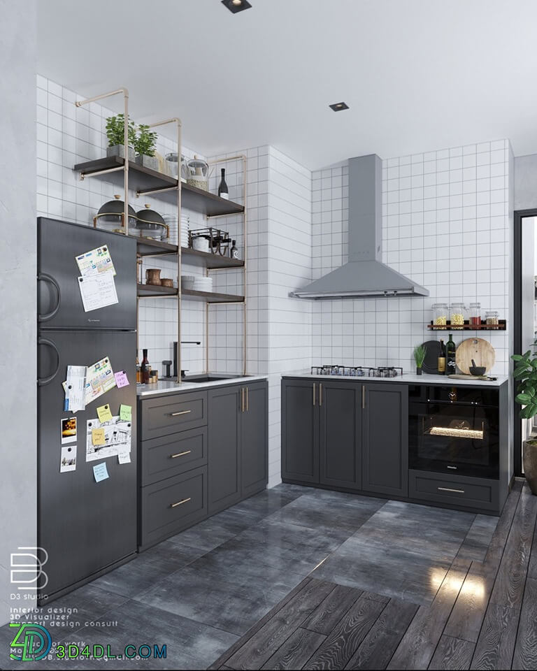 3D Interior Apartment 46 Scene File 3dsmax By DuongBui 