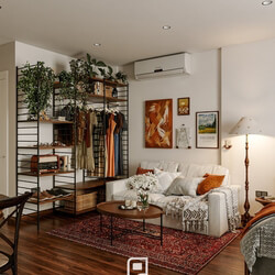  Apartment Interior Model By Cuong Tran 