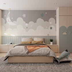  3D Children Room Interior By Cao Minh Tuan 