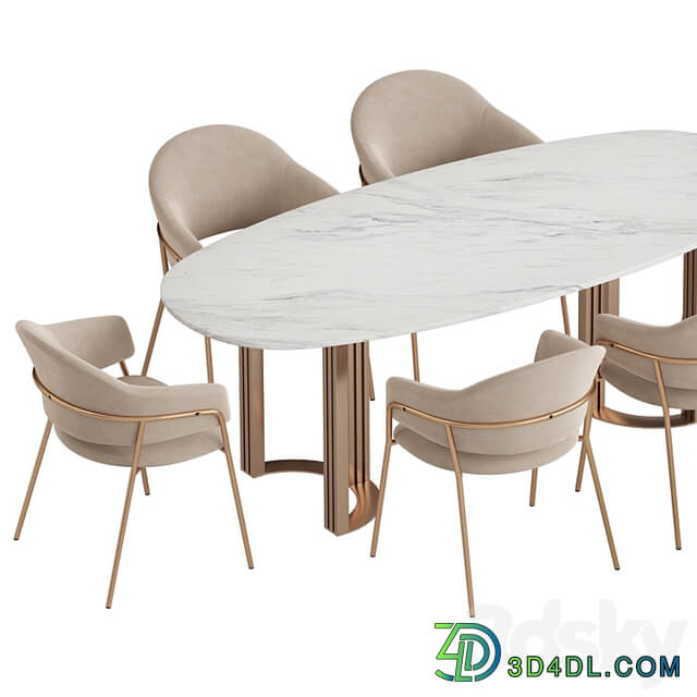 Hudkoff Lord table Gloria chair