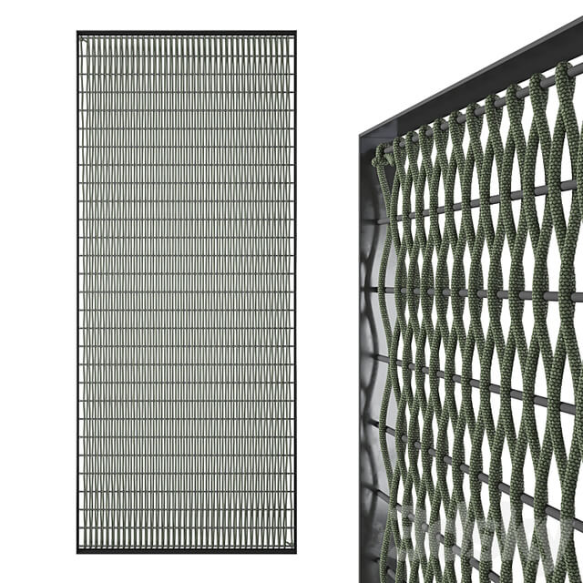 Partition made of cables 5
