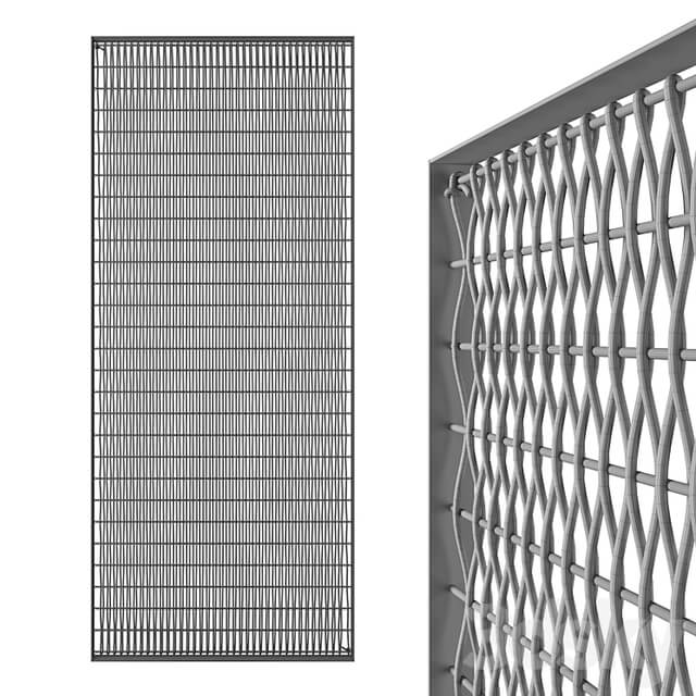 Partition made of cables 5