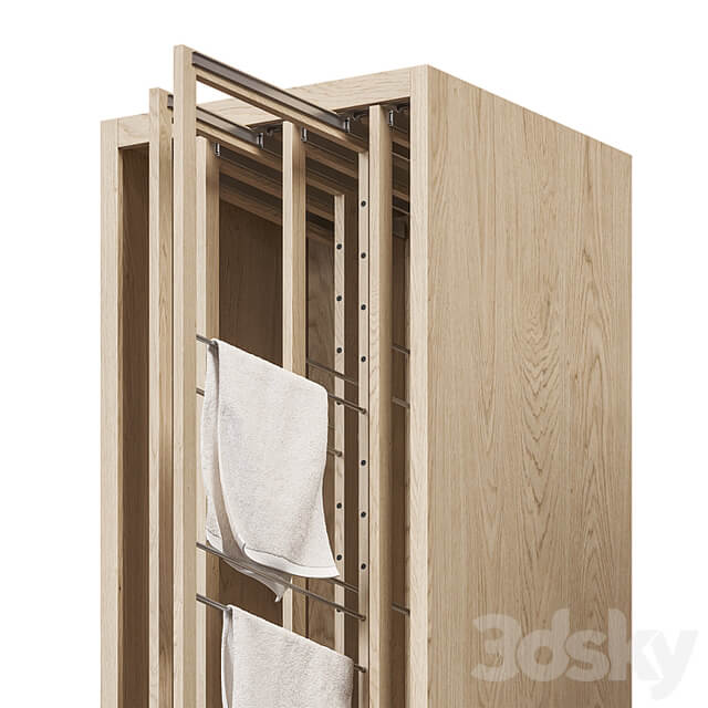 Clothes dryer in the closet